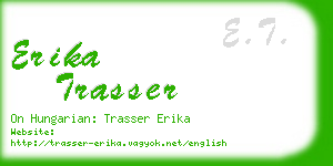 erika trasser business card